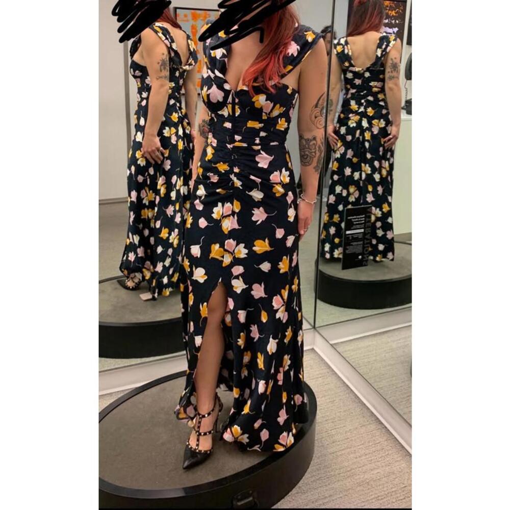 Self-Portrait Floral Midi Dress - US 6